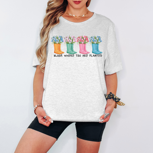 Bloom where you are planted