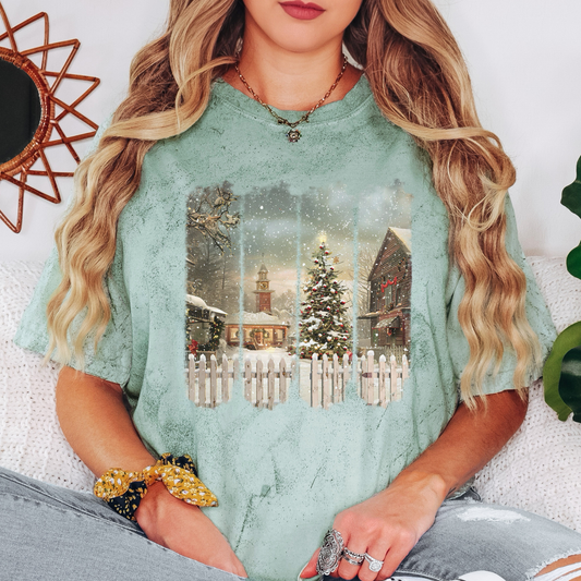 Christmas Snow Scene