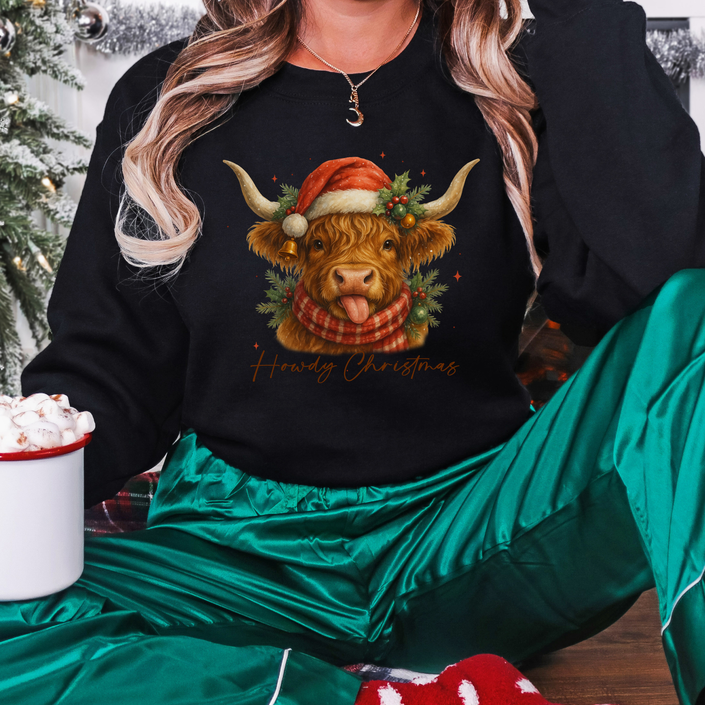 Howdy Christmas Cow