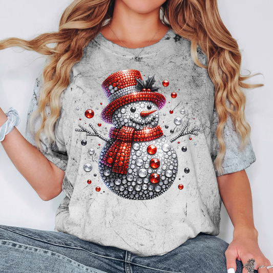 Rhinestone Snowman