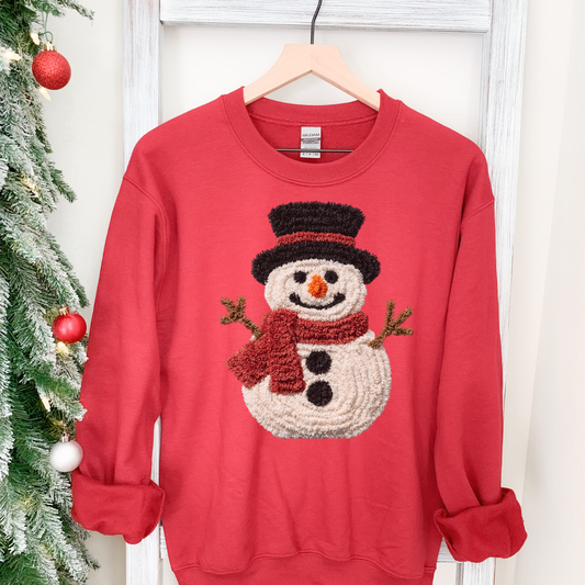 Snowman Red Scarf