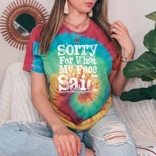 Sorry for what my face said